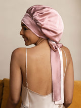 [Pale Mauve] SilkSilky-CA Sleep Cap 005