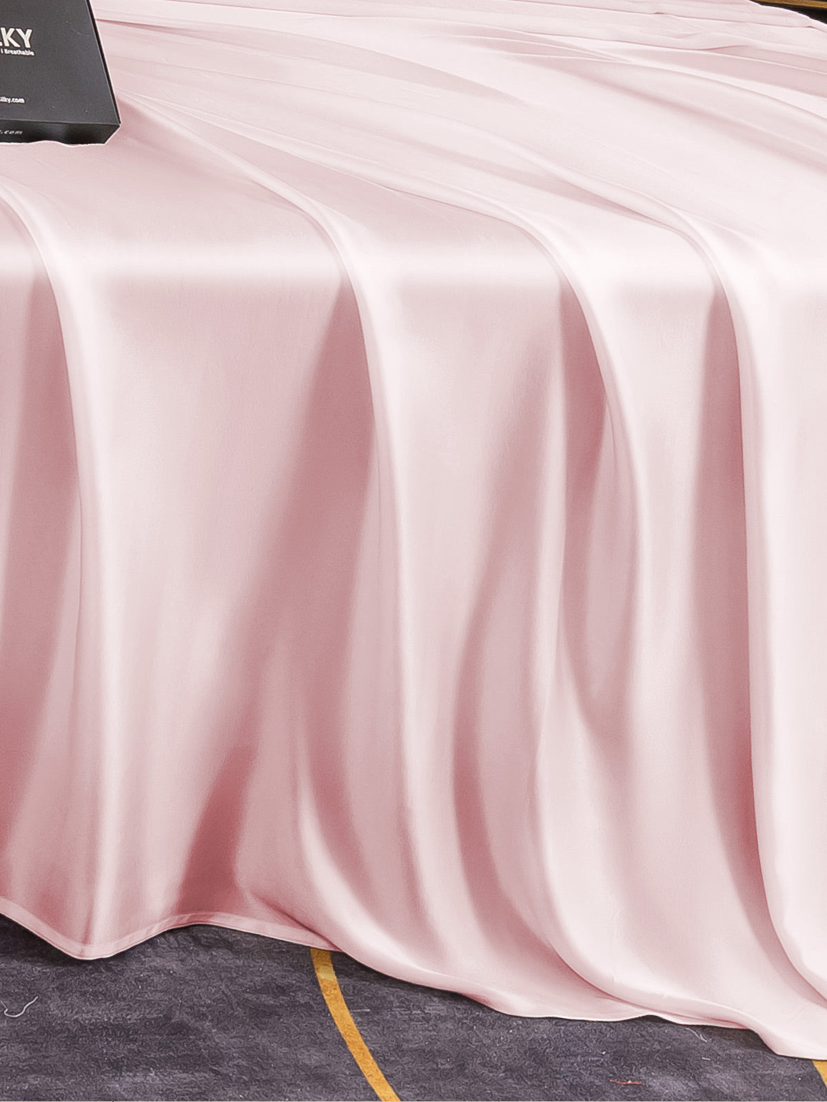 [Pink] SilkSilky-CA 19Momme Pure Silk Bedding Set 005