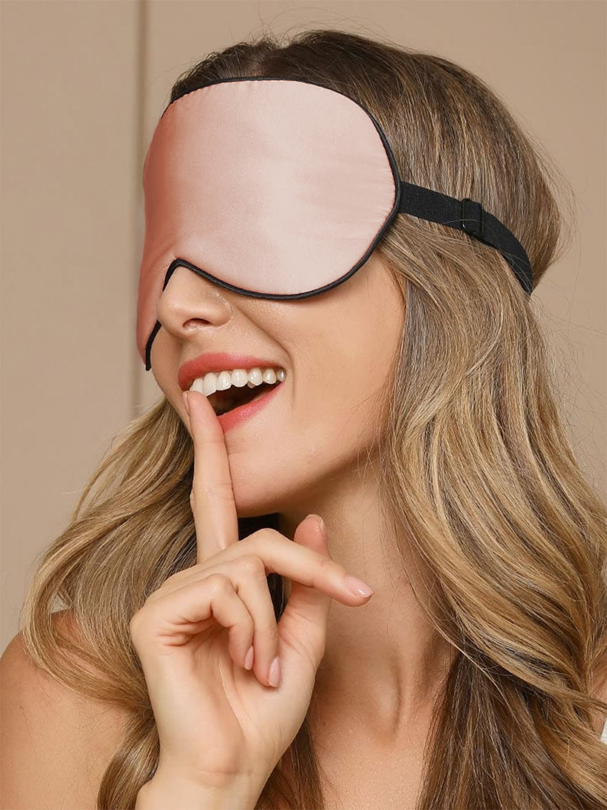 [Pink] SilkSilky-CA 19Momme Pure Silk Eye Mask 002