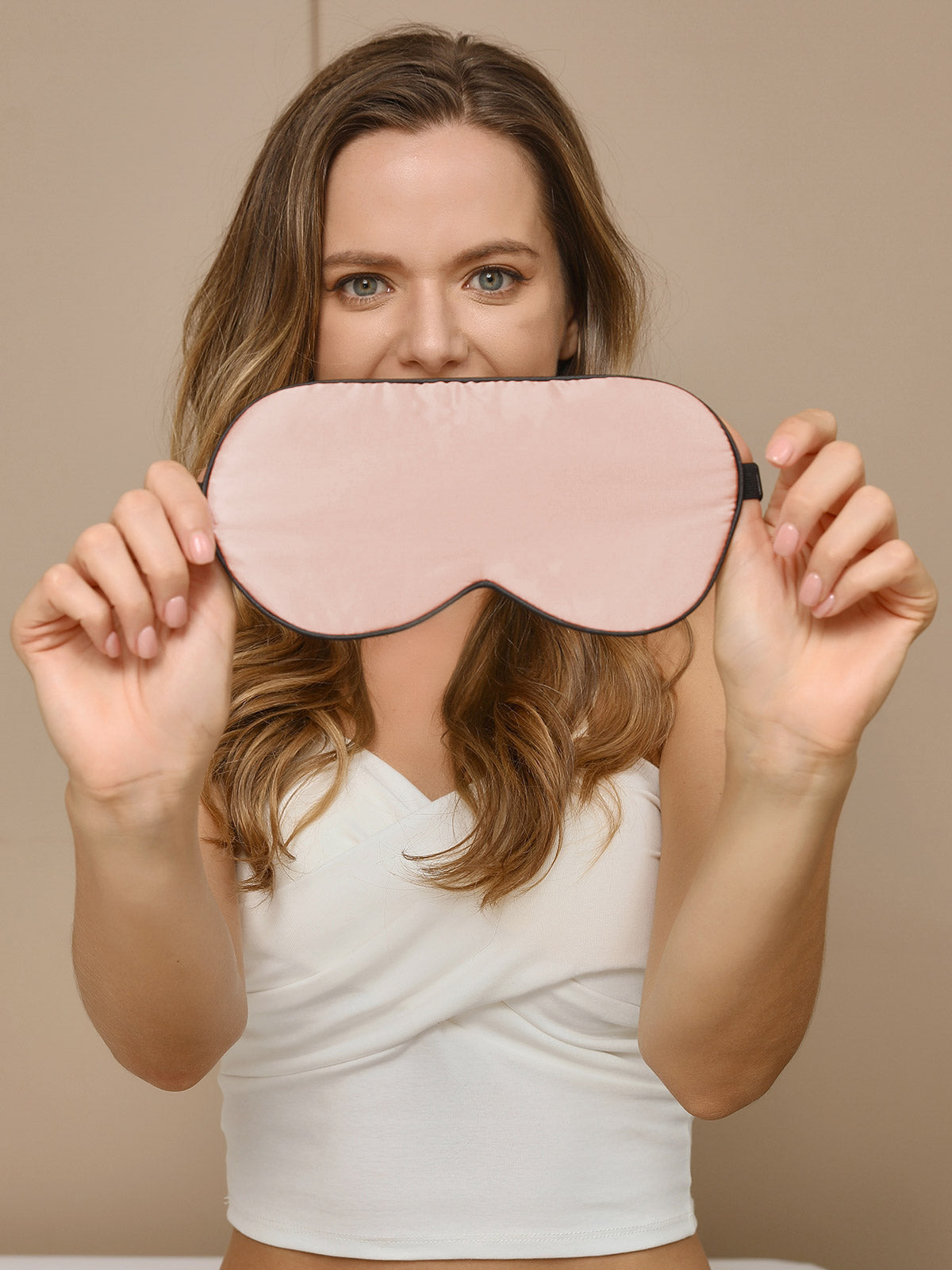 [Pink] SilkSilky-CA 19Momme Pure Silk Eye Mask 004