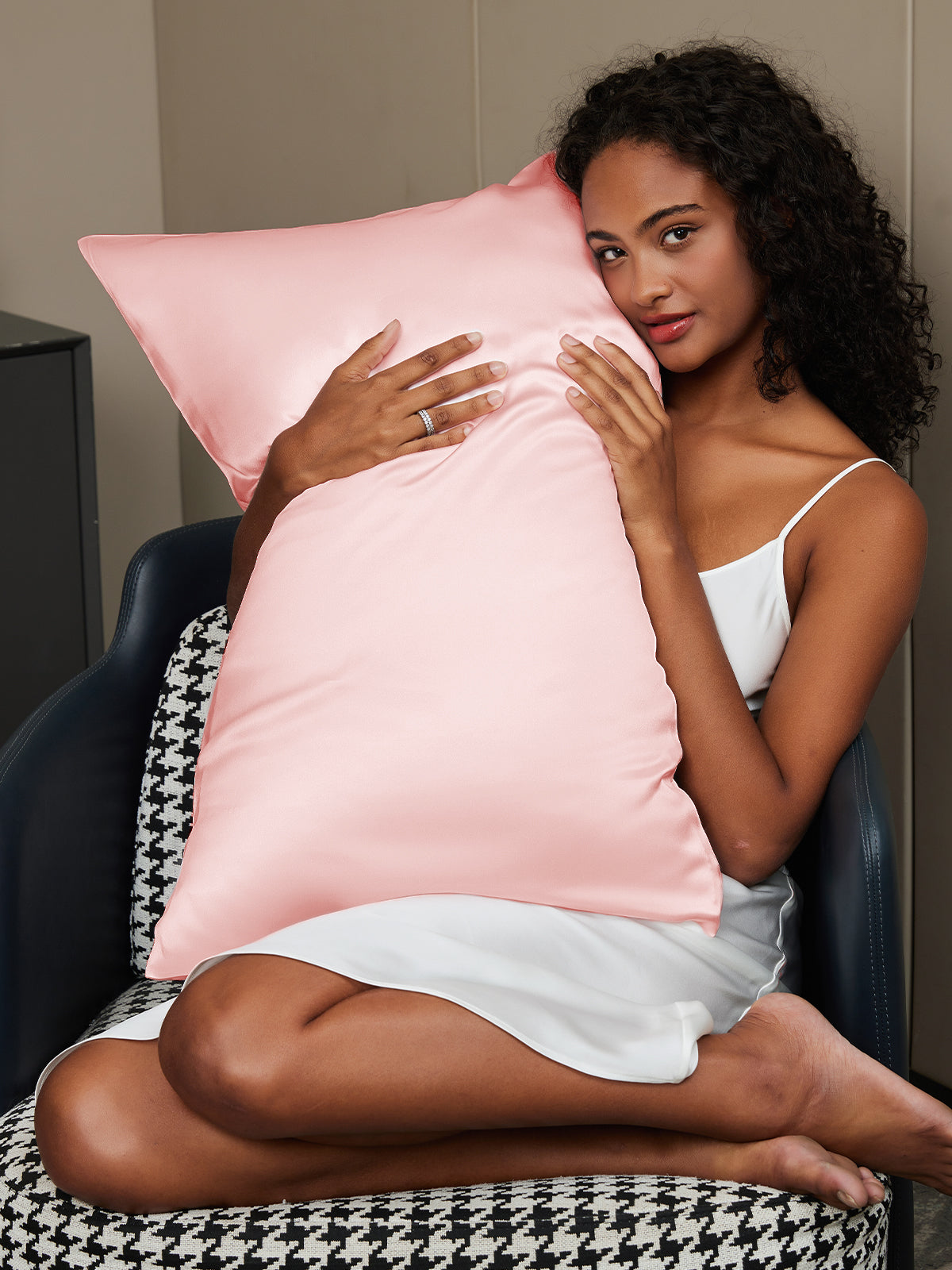 [Pink] SilkSilky-CA 19Momme Pure Silk Pillowcase 002