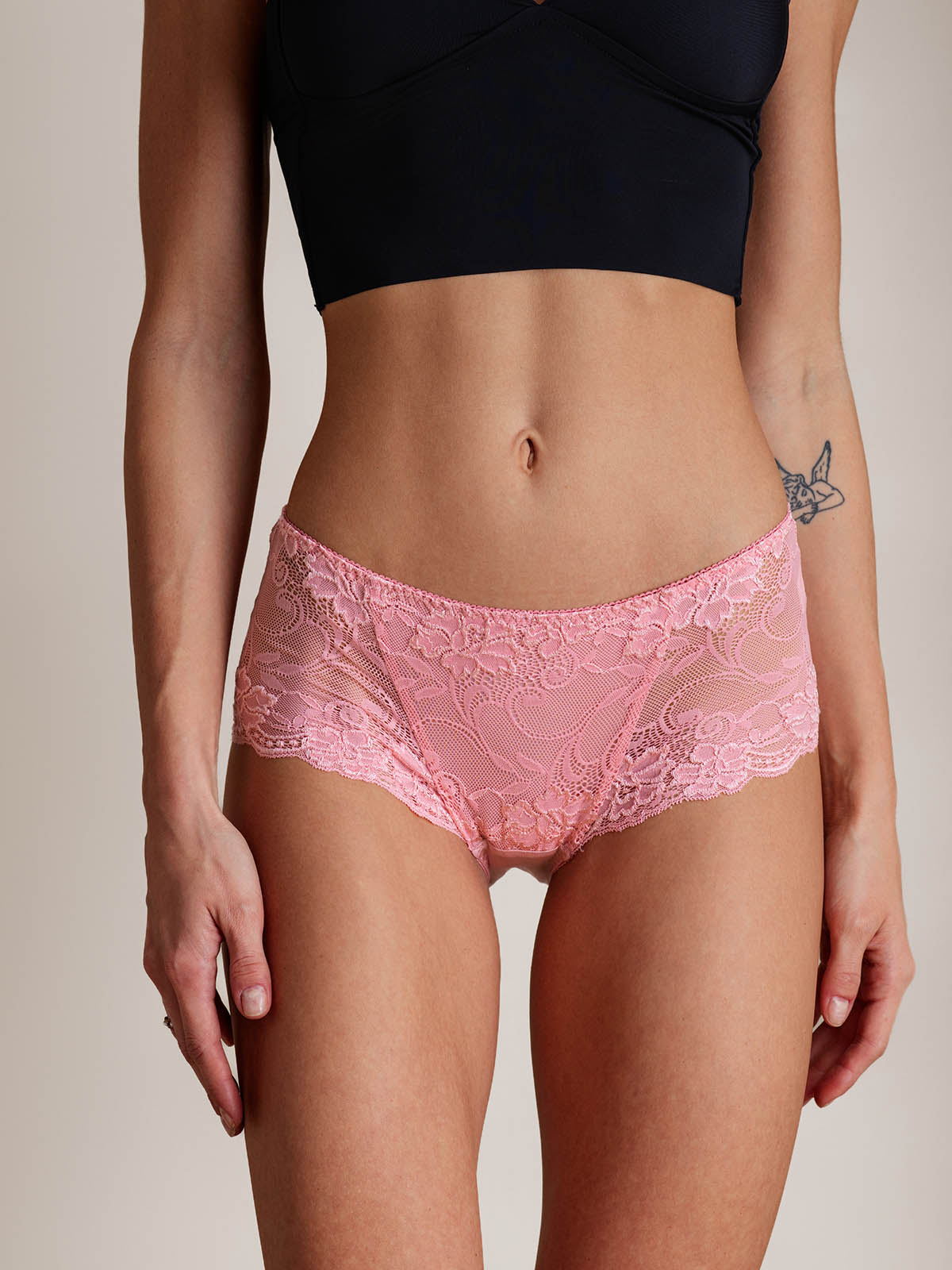 [Pink] SilkSilky-CA Silk Knitted Panty 002