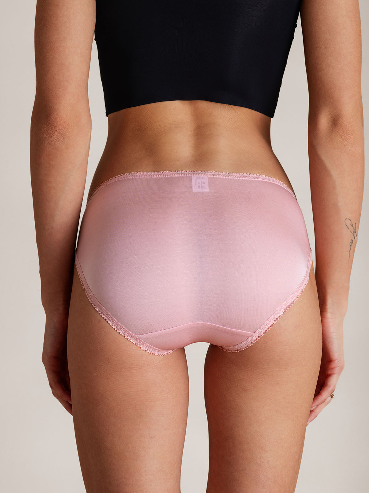[Pink] SilkSilky-CA Silk Knitted Panty 004