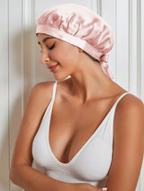 [Pink] SilkSilky-CA Sleep Cap 003