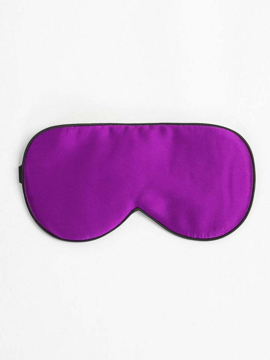 [Purple] SilkSilky-CA 19Momme Pure Silk Eye Mask 006
