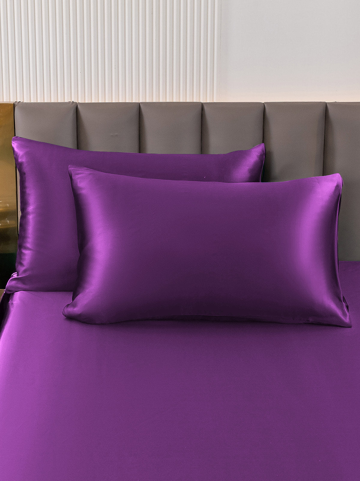 [Purple] SilkSilky-CA 19Momme Pure Silk Pillowcase 001