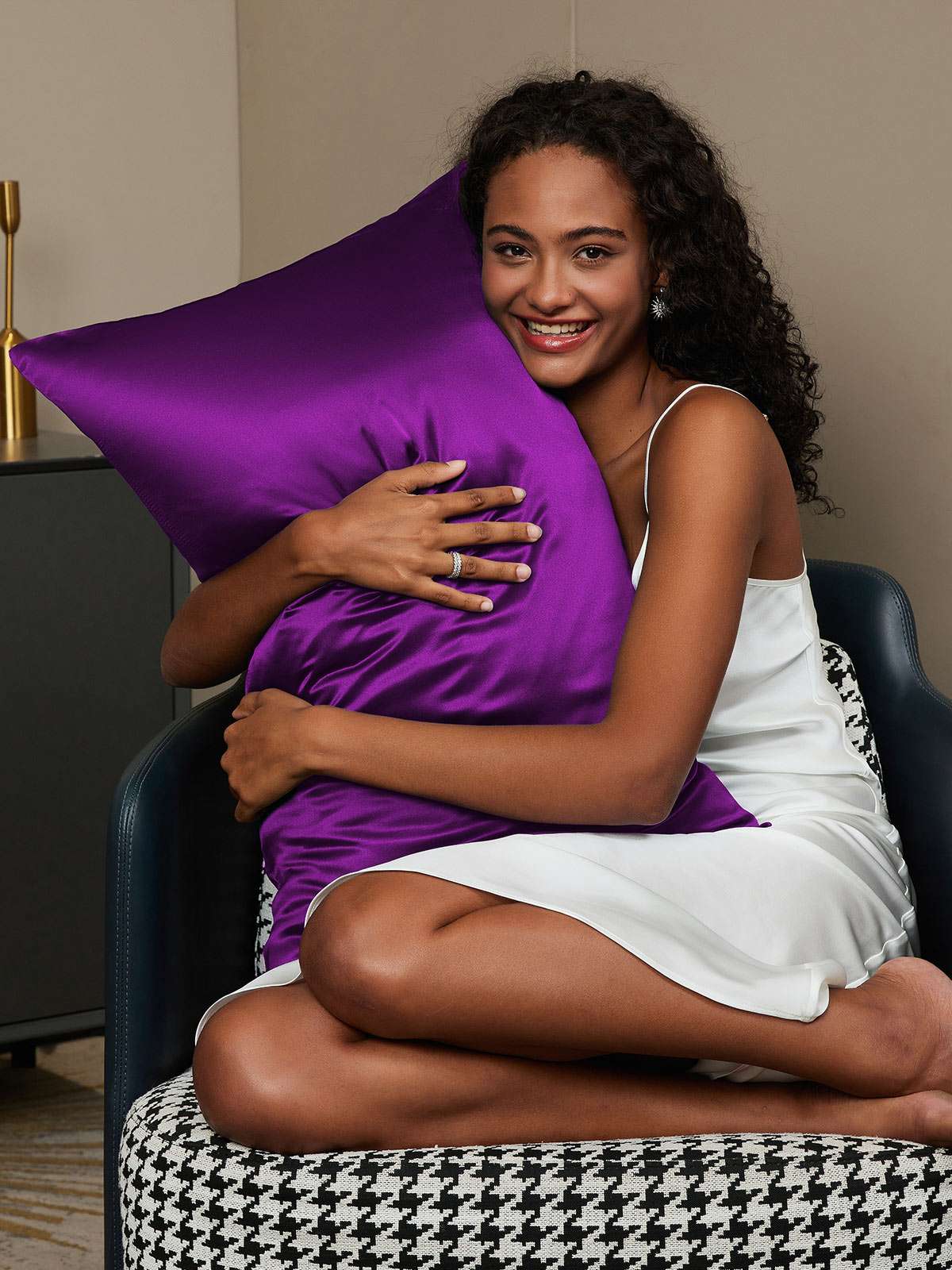 [Purple] SilkSilky-CA 19Momme Pure Silk Pillowcase 002