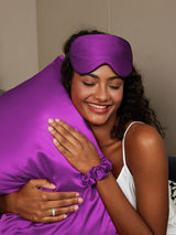 [Purple] SilkSilky-CA 19Momme Pure Silk Pillowcase Set 001