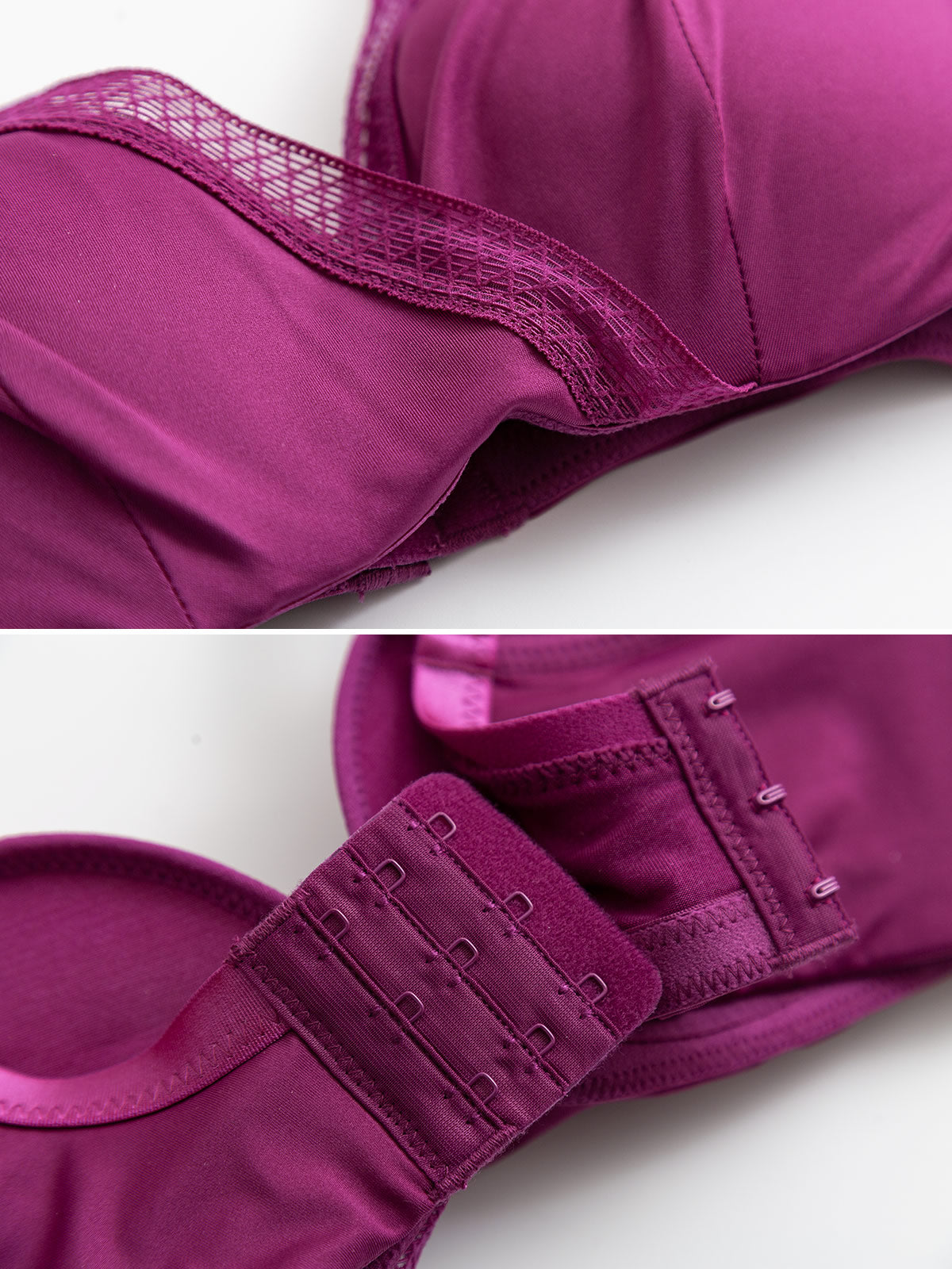 [Purple] SilkSilky-CA Silk Knitted Bra 005