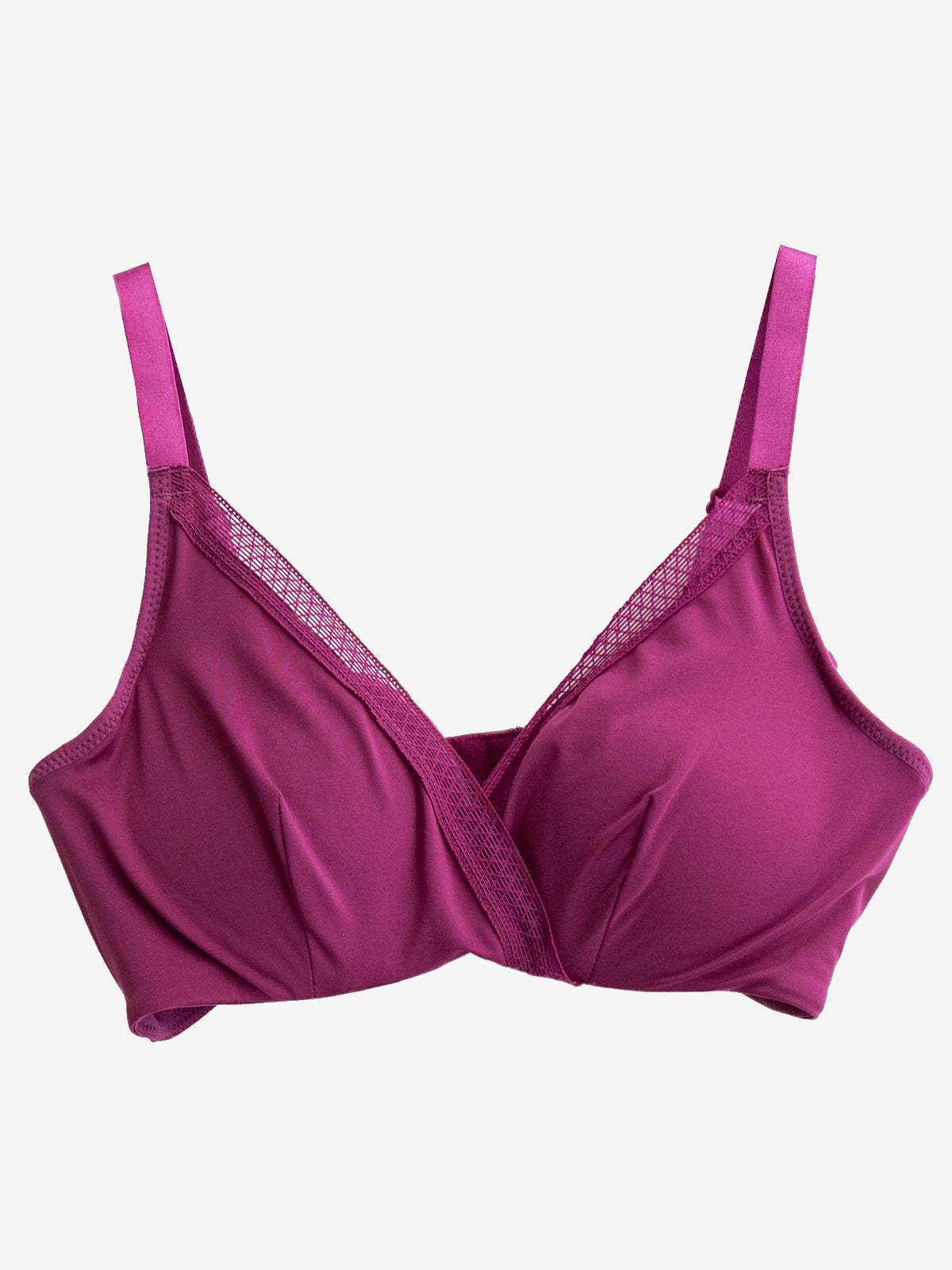 [Purple] SilkSilky-CA Silk Knitted Bra 006