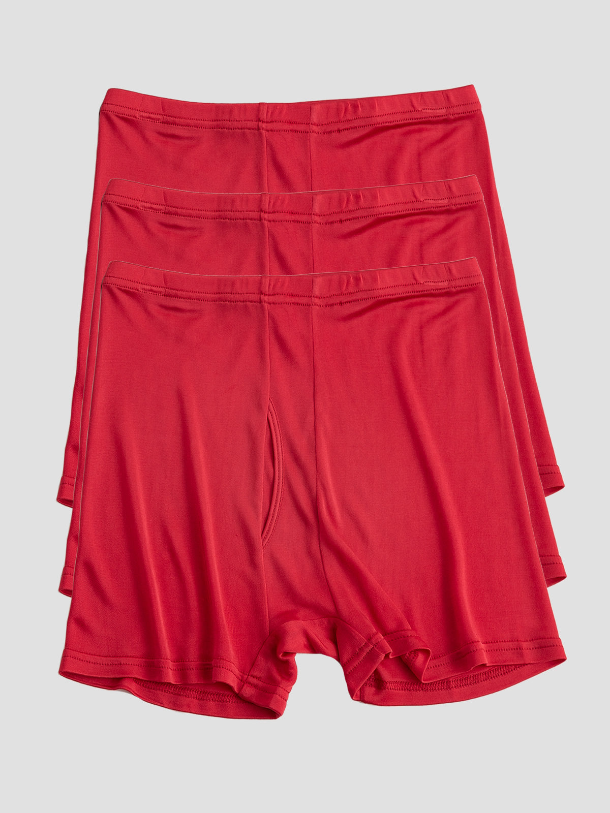 [Red] SilkSilky-CA Silk Knitted Mens Underwear 002