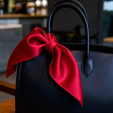 [Red] SilkSilky-CA Scarf 002