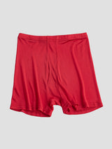 [Red] SilkSilky-CA 100% Silk Jersey Men's Underwear 007
