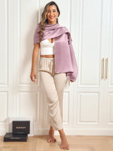 [Lavender] SilkSilky-CA Scarf 005