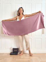 [Lavender] SilkSilky-CA Scarf 009