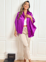 [Purple] SilkSilky-CA Scarf 007