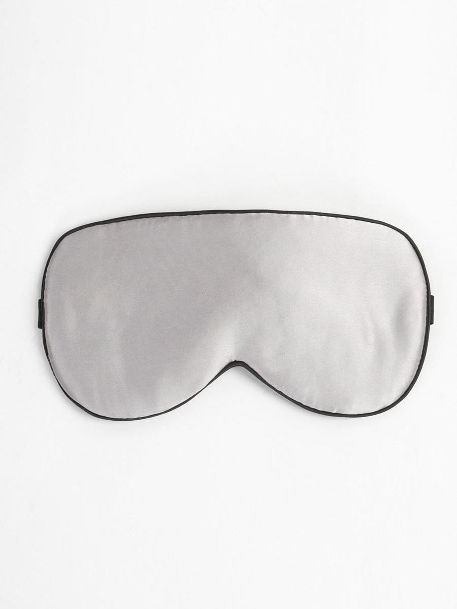 [Silver] SilkSilky-CA 19Momme Pure Silk Eye Mask 005