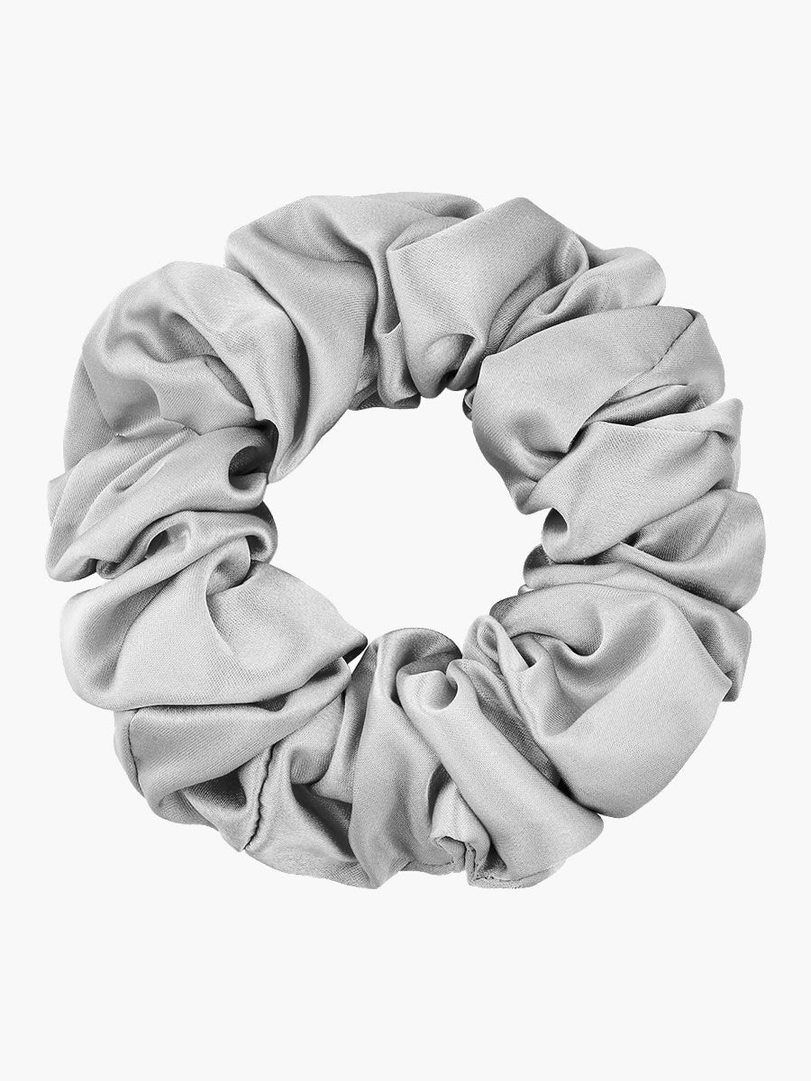 [Silver] SilkSilky-CA 19Momme Pure Silk Scrunchie 004