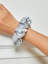 [Silver] SilkSilky-CA Scrunchie 001