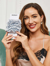 [Silver] SilkSilky-CA Scrunchie 001