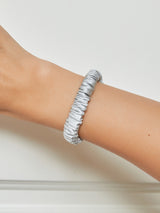 [Silver] SilkSilky-CA Scrunchie 001