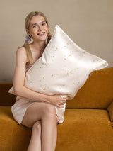 [Snowbud Lily] SilkSilky-CA 19Momme Pure Silk Pillowcase 001