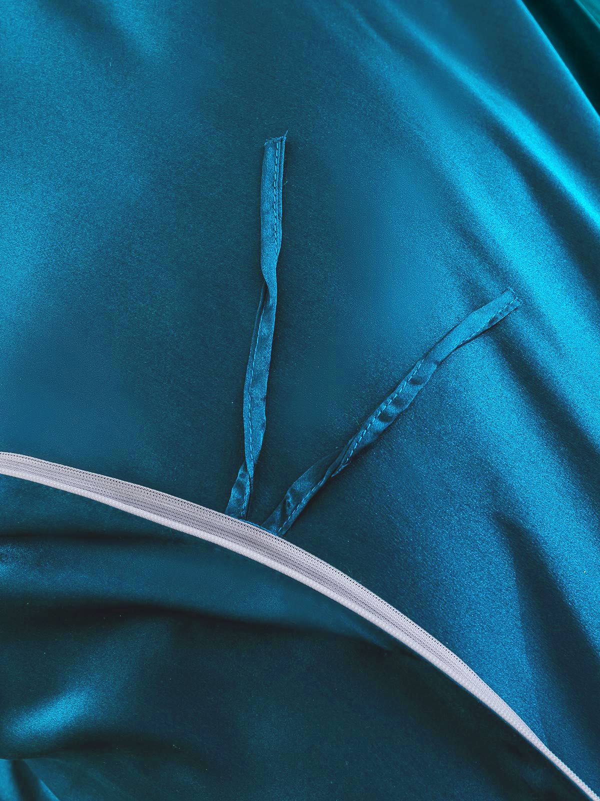 [Teal] SilkSilky-CA 22Momme Pure Silk Bedding Set 007