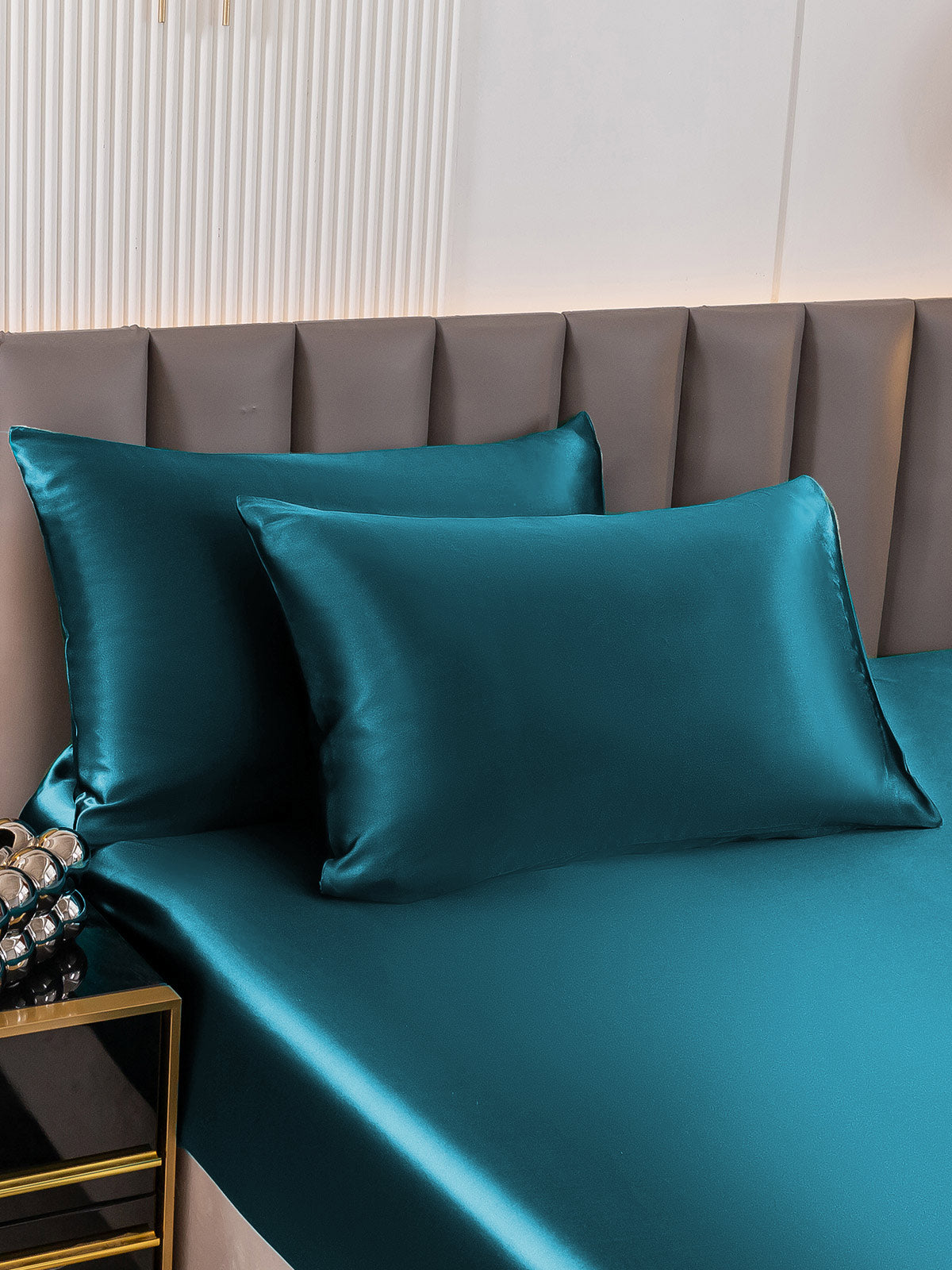 [Teal] SilkSilky-CA 22Momme Pure Silk Pillowcase 003