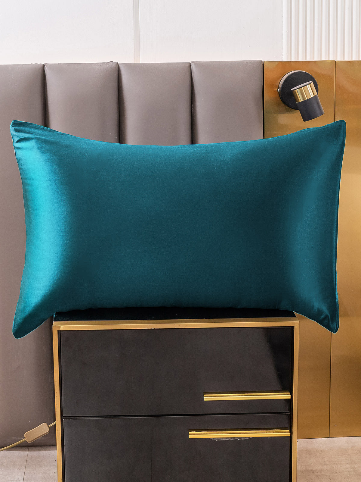 [Teal] SilkSilky-CA 22Momme Pure Silk Pillowcase 004
