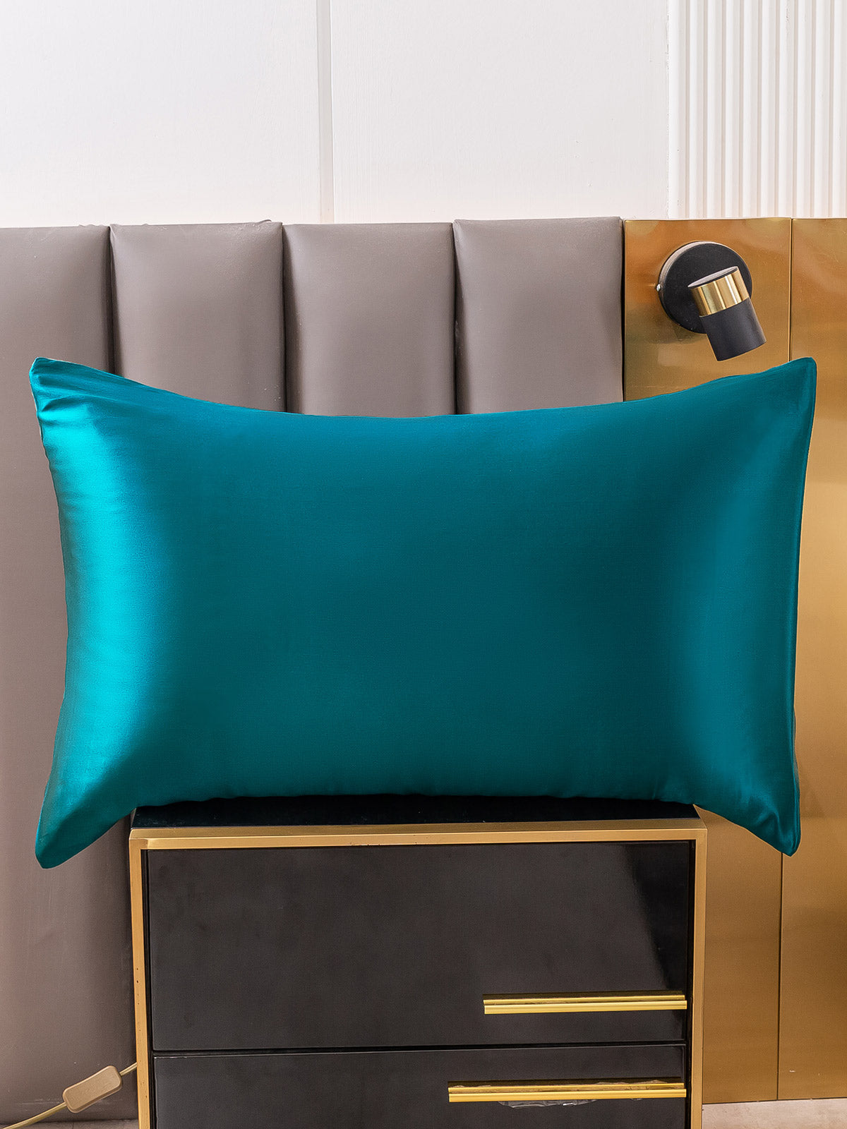 [Teal] SilkSilky-CA 22Momme Pure Silk Pillowcase 004