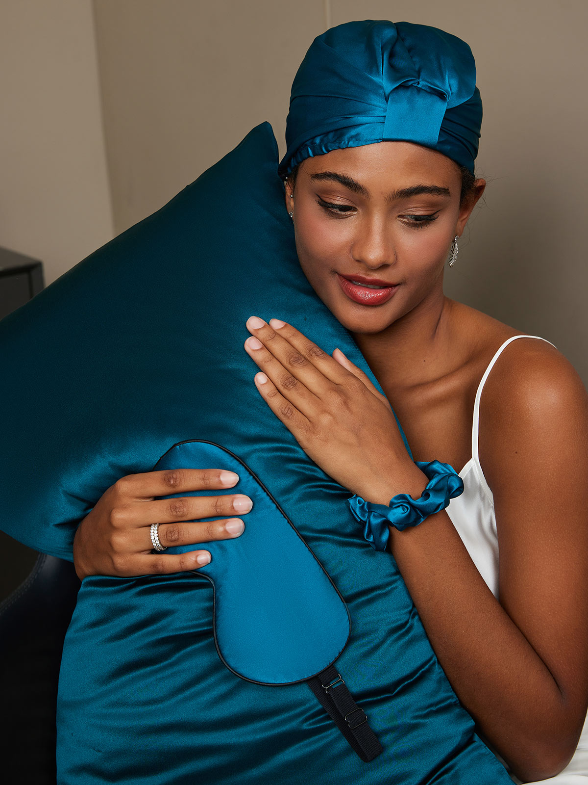 [Teal] SilkSilky-CA 22Momme Pure Silk Pillowcase Set 003