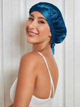 [Teal] SilkSilky-CA Sleep Cap 002
