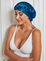 [Teal] SilkSilky-CA Sleep Cap 003