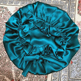 [Teal] SilkSilky-CA Sleep Cap 004