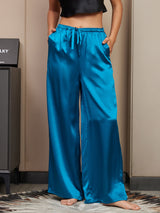 [Teal] SilkSilky-CA Women's Pants 001