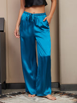 [Teal] SilkSilky-CA Women's Pants 003