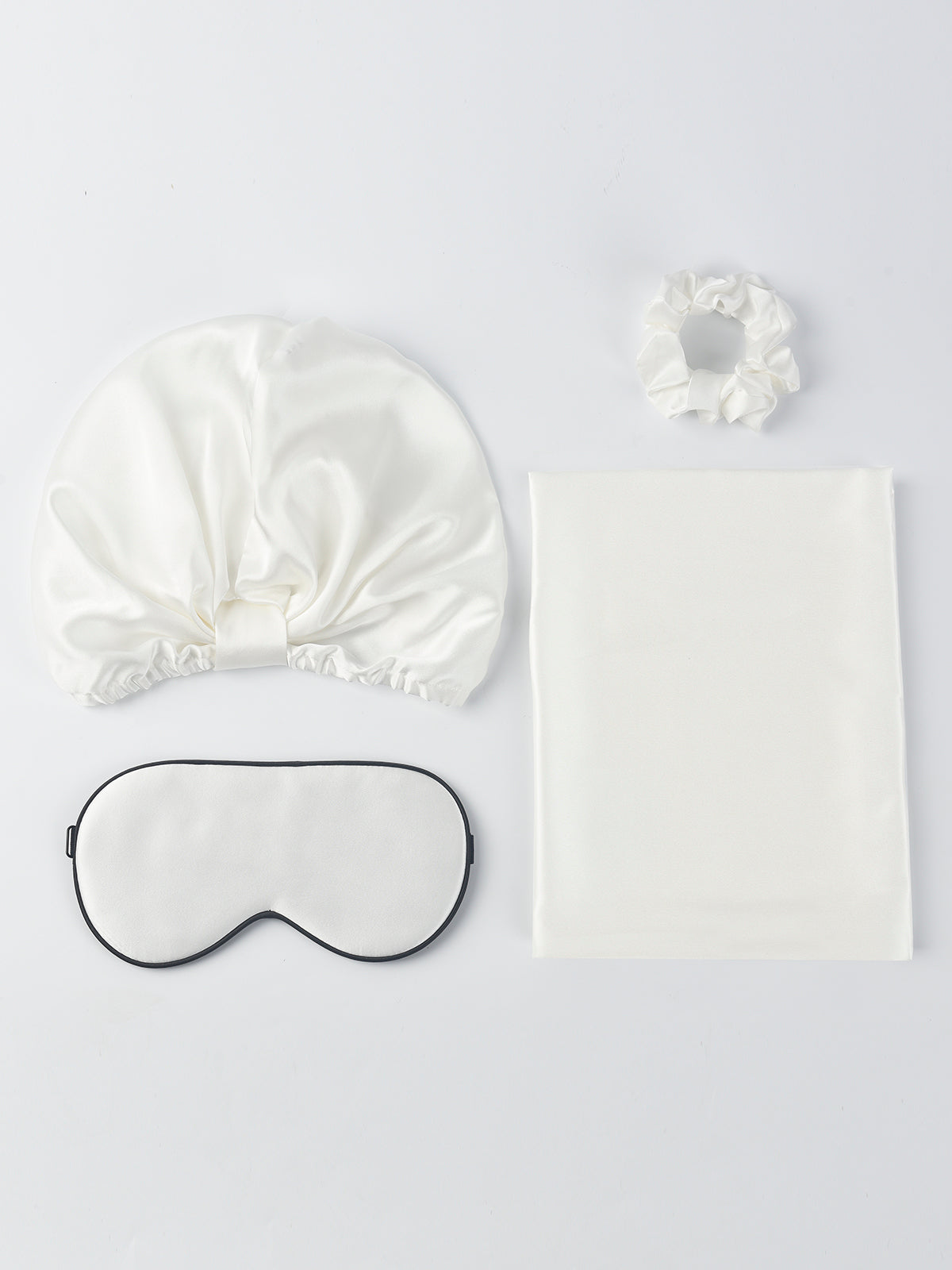 [White] SilkSilky-CA 19Momme Pure Silk Pillowcase Set 003