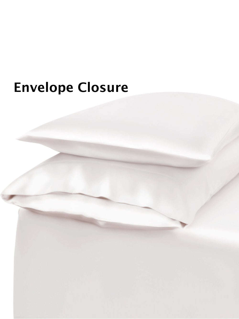 [White] SilkSilky-CA 22Momme Pure Silk Pillowcase Set 004