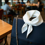 [White] SilkSilky-CA Scarf 002