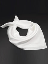 [White] SilkSilky-CA Scarf 003