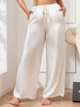 [White] SilkSilky-CA Women's Pants 001