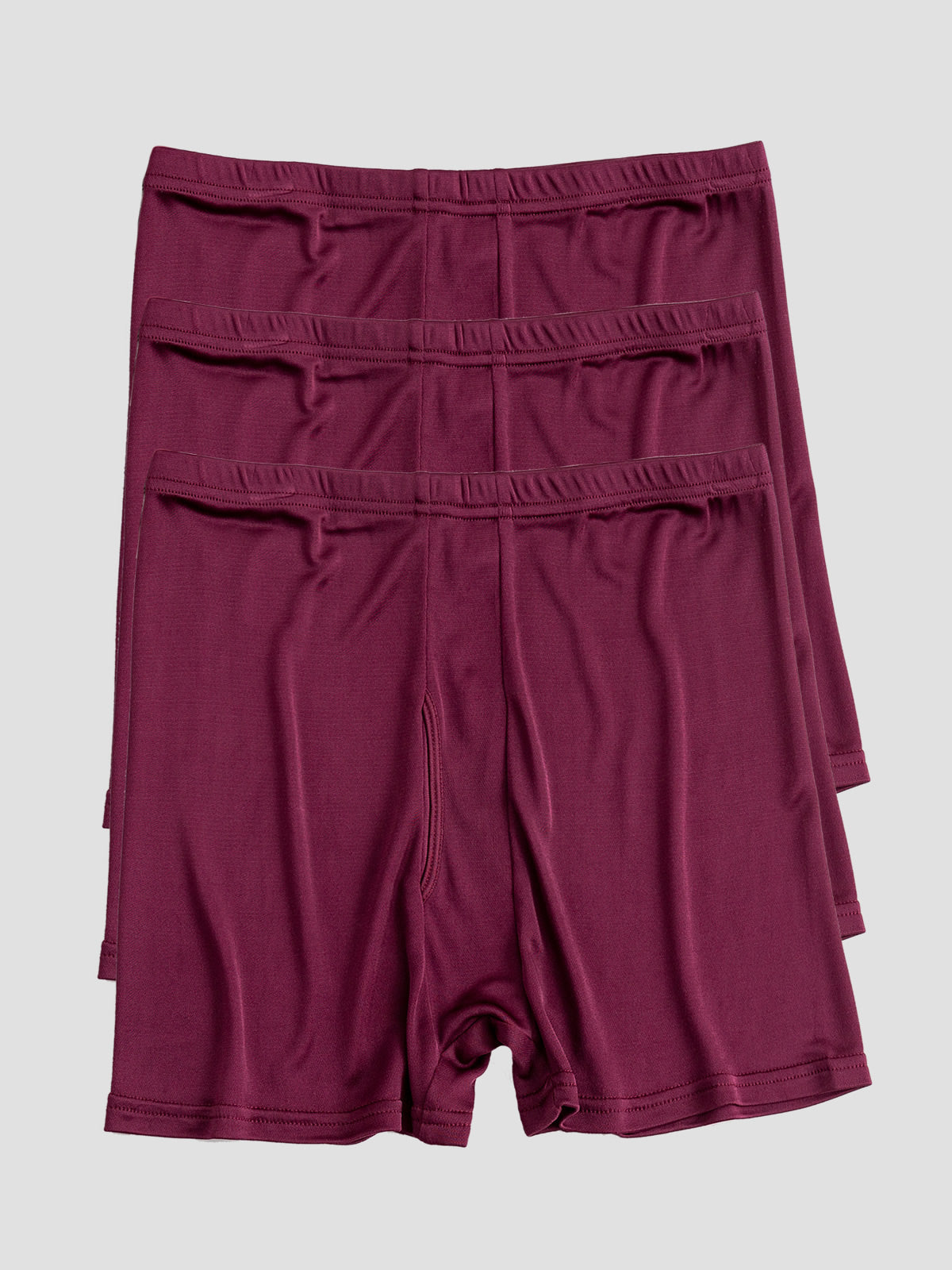[Wine] SilkSilky-CA Silk Knitted Mens Underwear 002