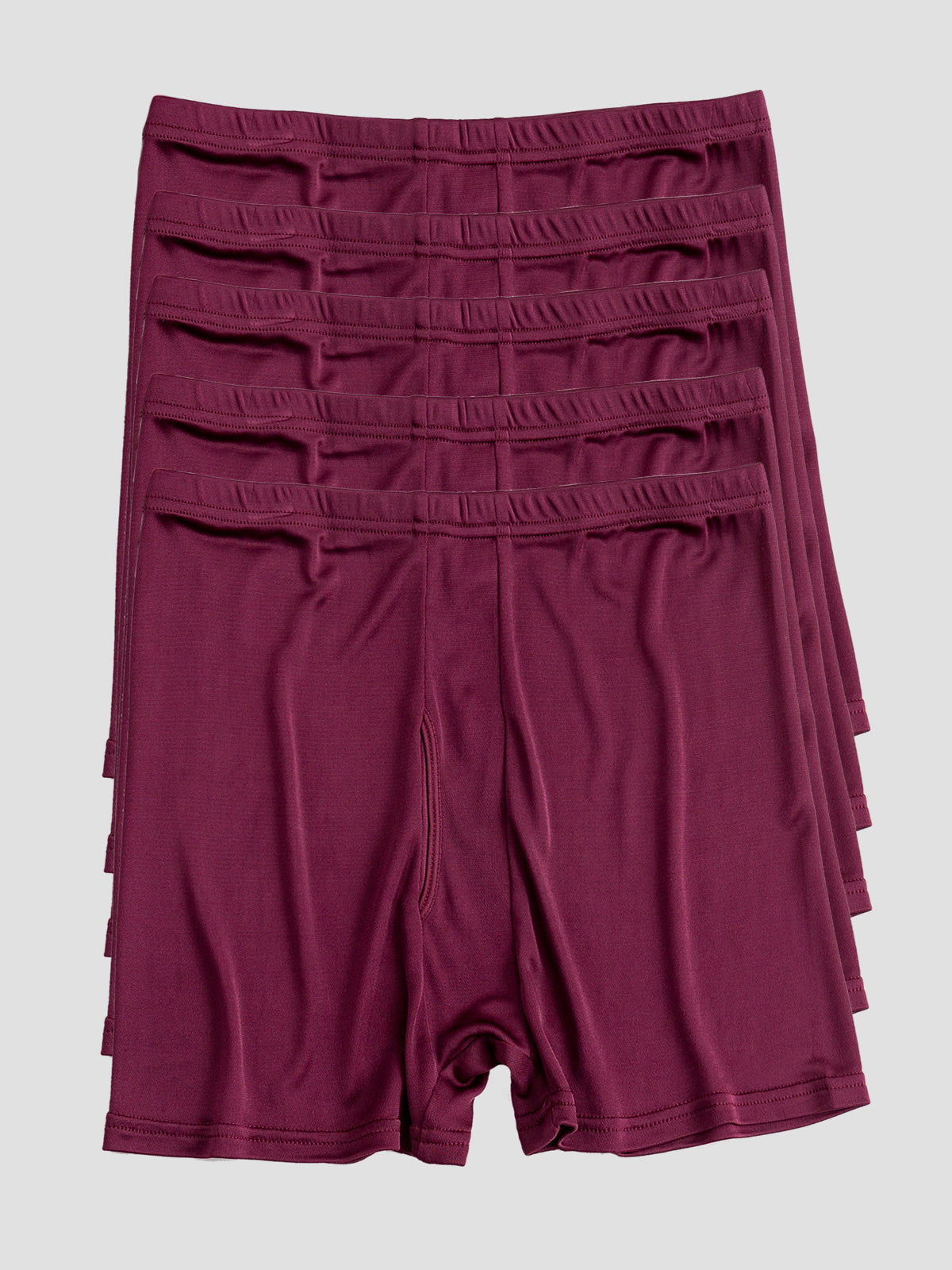 [Wine] SilkSilky-CA Silk Knitted Mens Underwear 002