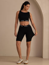 [Black] SilkSilky-CA Womens Shorts 007