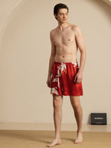 [Wine] SilkSilky-CA Mens Sleep Bottoms 006