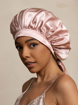 [Pink] SilkSilky-CA Sleep Cap 002