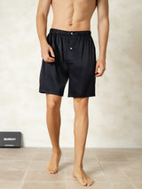 [Black] SilkSilky-CA Mens Sleep Bottoms 001