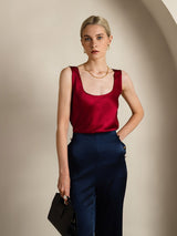 [Wine] SilkSilky-CA Sleeveless Camisole 004