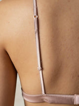 [Pale Mauve] SilkSilky-CA Silk Jersey Bra 006