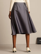 [Gray] SilkSilky-CA Skirt 002